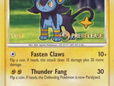 Luxio (52 130) (Prerelease Promo Staff) [Nintendo: Black Star Promos] Cheap