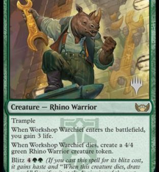 Workshop Warchief (Promo Pack) [Streets of New Capenna Promos] Cheap