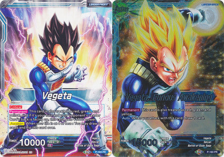 Vegeta    Vegeta, Furious Awakening (Draft Box 04 Tournament) (P-163) [Promotion Cards] Hot on Sale