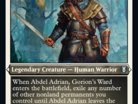 Abdel Adrian, Gorion s Ward (Foil Etched) [Commander Legends: Battle for Baldur s Gate] Fashion