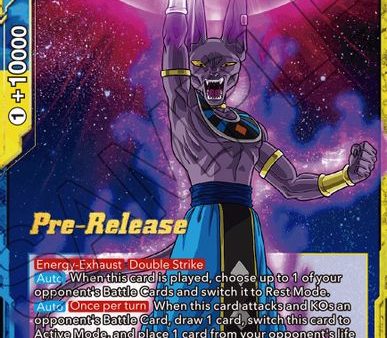 Beerus, Combative Impulse (BT16-128) [Realm of the Gods Prerelease Promos] Fashion