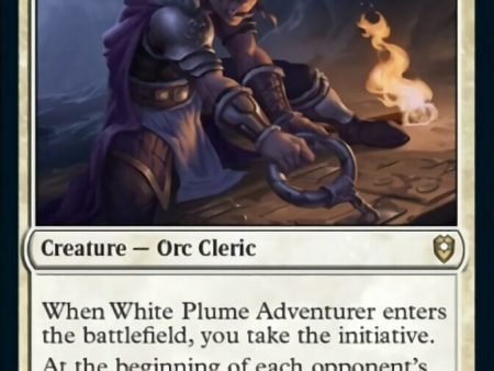 White Plume Adventurer [Commander Legends: Battle for Baldur s Gate] Cheap