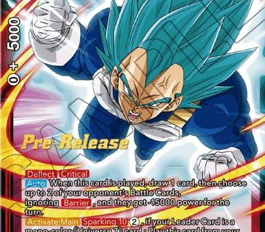 SSB Vegeta, for the Universe s Survival (BT16-012) [Realm of the Gods Prerelease Promos] Online