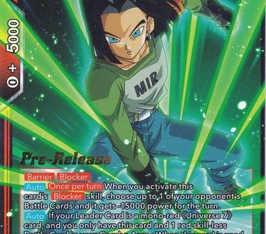 Android 17, Universe 7 Challenger (BT14-012) [Cross Spirits Prerelease Promos] Online Sale