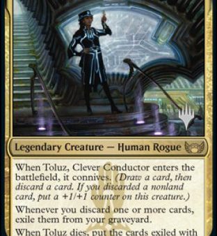 Toluz, Clever Conductor (Promo Pack) [Streets of New Capenna Promos] Supply