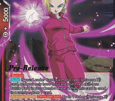 Android 18, Universe 7 Challenger (BT14-013) [Cross Spirits Prerelease Promos] Discount