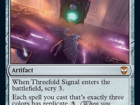 Threefold Signal [Streets of New Capenna Commander] Online now