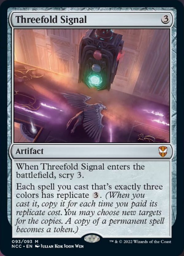 Threefold Signal [Streets of New Capenna Commander] Online now