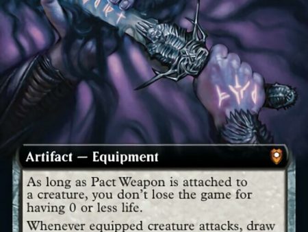 Pact Weapon (Extended Art) [Commander Legends: Battle for Baldur s Gate] For Sale