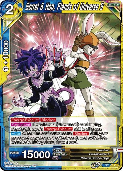 Sorrel & Hop, Fiends of Universe 9 (EB1-061) [Battle Evolution Booster] Discount