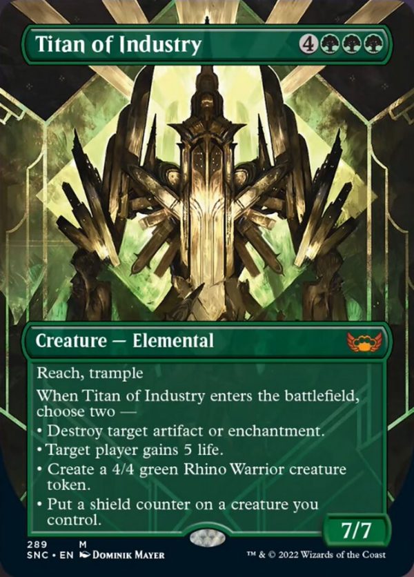 Titan of Industry (Borderless Alternate Art) [Streets of New Capenna] Online now