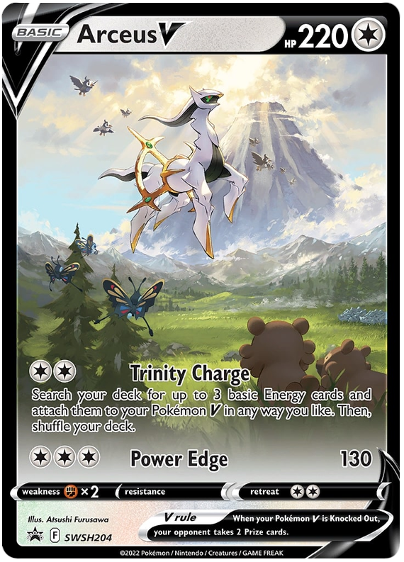 Arceus V (SWSH204) [Sword & Shield: Black Star Promos] Supply