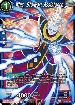 Whis, Stalwart Assistance (Unison Warrior Series Boost Tournament Pack Vol. 7) (P-368) [Tournament Promotion Cards] Online Hot Sale