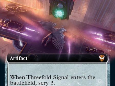 Threefold Signal (Extended Art) [Streets of New Capenna Commander] For Sale