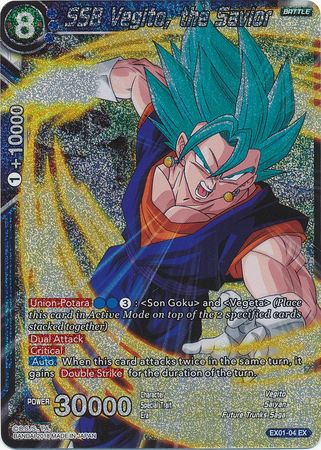 SSB Vegito, the Savior (Foil) (EX01-04) [Mighty Heroes] For Discount