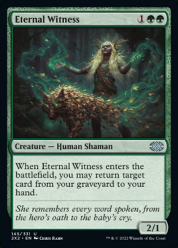 Eternal Witness [Double Masters 2022] Supply