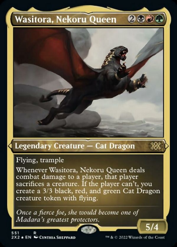 Wasitora, Nekoru Queen (Foil Etched) [Double Masters 2022] Hot on Sale