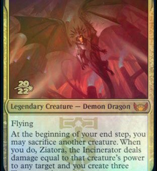 Ziatora, the Incinerator [Streets of New Capenna Prerelease Promos] Cheap