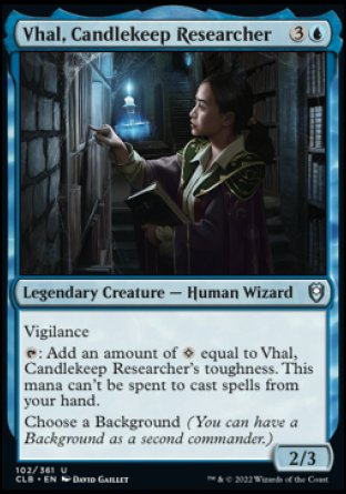 Vhal, Candlekeep Researcher [Commander Legends: Battle for Baldur s Gate] Online Sale