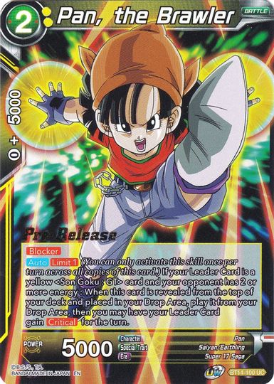 Pan, the Brawler (BT14-100) [Cross Spirits Prerelease Promos] For Sale