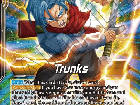 Trunks    SSB Vegeta & SS Trunks, Father-Son Onslaught (BT16-071) [Realm of the Gods Prerelease Promos] Online