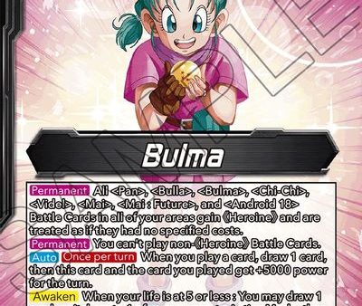 Bulma    Bulma, Life of a Heroine (EB1-49) [Battle Evolution Booster] Supply