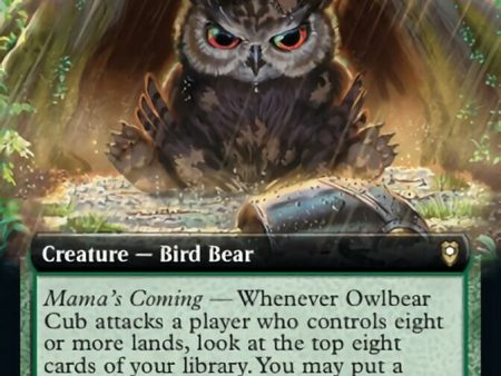 Owlbear Cub (Extended Art) [Commander Legends: Battle for Baldur s Gate] Online now