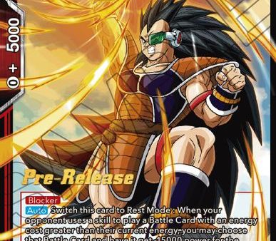 Raditz, On Guard (BT15-005) [Saiyan Showdown Prerelease Promos] For Sale