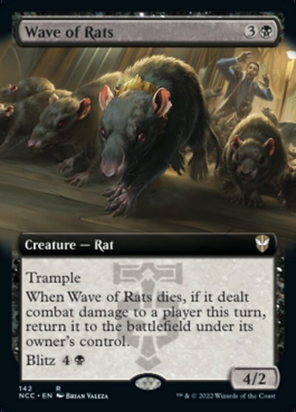 Wave of Rats (Extended Art) [Streets of New Capenna Commander] Fashion