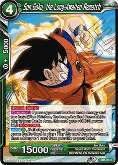 Son Goku, the Long-Awaited Rematch (EB1-026) [Battle Evolution Booster] on Sale