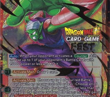 Piccolo Jr., Descendant of the King (Card Game Fest 2022) (BT12-004) [Tournament Promotion Cards] Discount