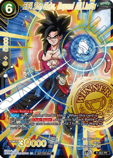 SS4 Son Goku, Beyond All Limits (Alternate Art Set 2021 Vol. 3) (P-262) [Tournament Promotion Cards] Supply