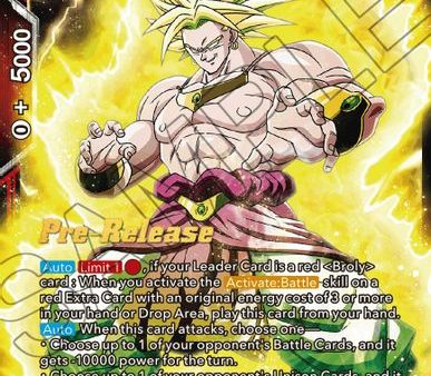 SS Broly, Finishing the Job (BT15-020) [Saiyan Showdown Prerelease Promos] Hot on Sale