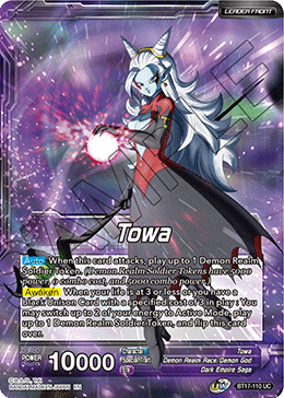 Towa    Demon God Towa, Dark Leader (BT17-110) [Ultimate Squad] Hot on Sale