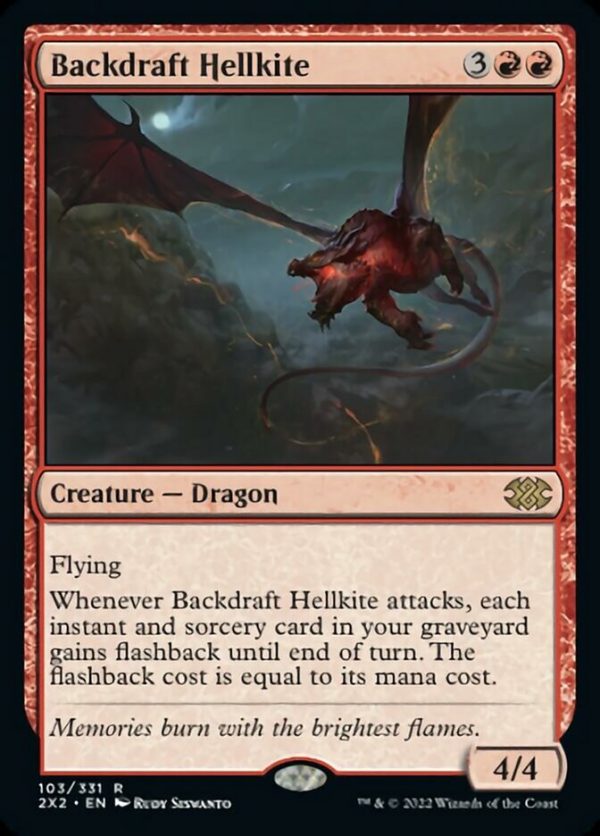 Backdraft Hellkite [Double Masters 2022] Hot on Sale