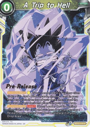 A Trip to Hell (BT14-118) [Cross Spirits Prerelease Promos] Fashion