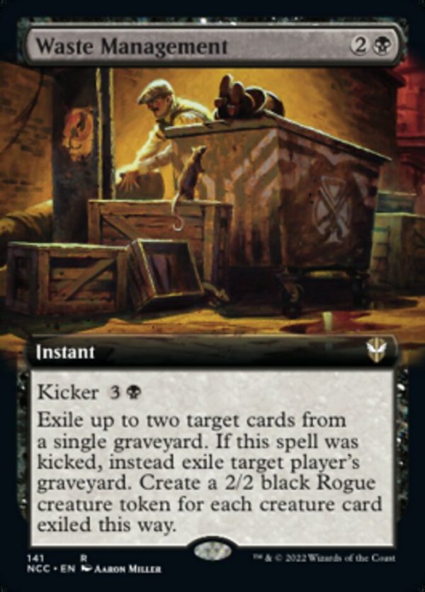 Waste Management (Extended Art) [Streets of New Capenna Commander] Cheap