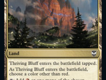 Thriving Bluff [Streets of New Capenna Commander] Sale