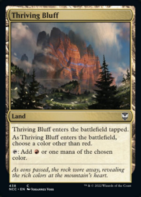 Thriving Bluff [Streets of New Capenna Commander] Sale