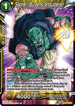 Saonel, Burdens Shouldered (BT17-102) [Ultimate Squad] Discount