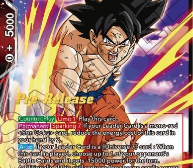 Son Goku, Sign of Mastery (BT16-006) [Realm of the Gods Prerelease Promos] Discount