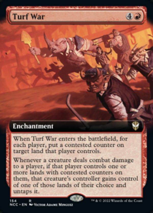 Turf War (Extended Art) [Streets of New Capenna Commander] Discount