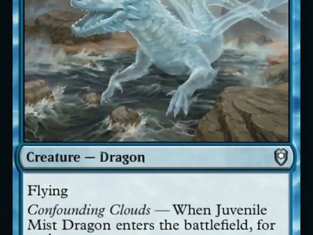 Juvenile Mist Dragon [Commander Legends: Battle for Baldur s Gate] Discount