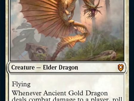 Ancient Gold Dragon [Commander Legends: Battle for Baldur s Gate] Online