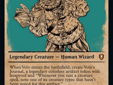 Volo, Itinerant Scholar (Showcase) [Commander Legends: Battle for Baldur s Gate] Online now