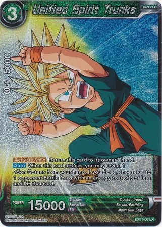 Unified Spirit Trunks (Foil) (EX01-06) [Mighty Heroes] on Sale