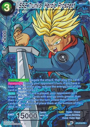 SS2 Trunks, Heroic Prospect (P-219) [Collector s Selection Vol. 2] Online Sale