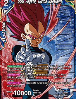 SSG Vegeta, Divine Restraint (Unison Warrior Series Boost Tournament Pack Vol. 7 - Winner) (P-376) [Tournament Promotion Cards] For Sale