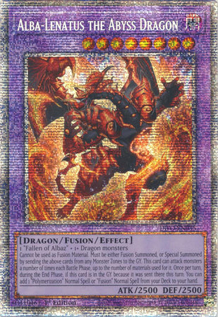 Alba-Lenatus the Abyss Dragon [DIFO-EN035] Starlight Rare For Sale