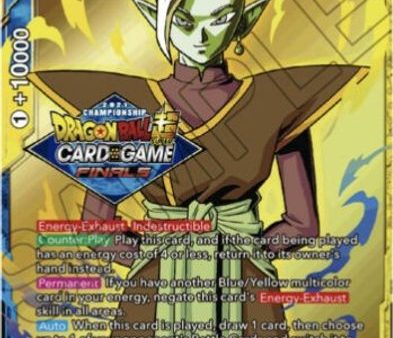 Zamasu, the Eliminator (Championship Pack 2021 Vault Set) (P-337) [Tournament Promotion Cards] on Sale